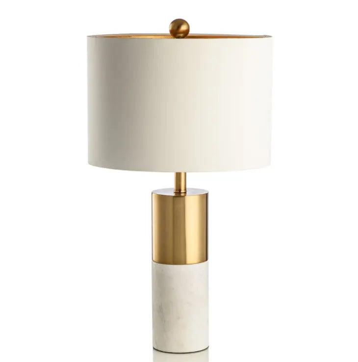 Dubai White & Gold Table Lamp