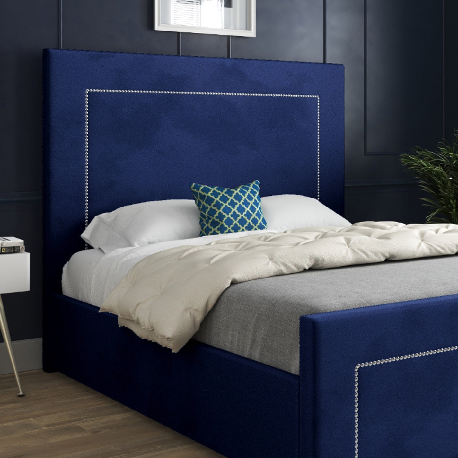Lucca Upholstered Soft Velvet Bed Frame